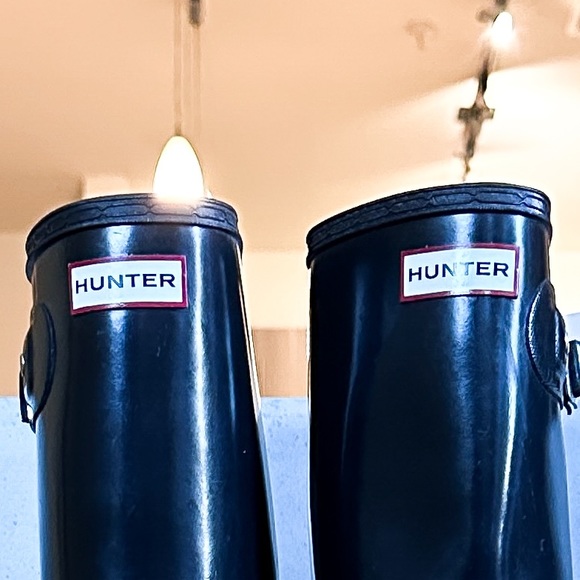 Hunter Boots Original Tall Gloss Rain Boots - 5M / 6F / UE37 - Picture 3 of 8